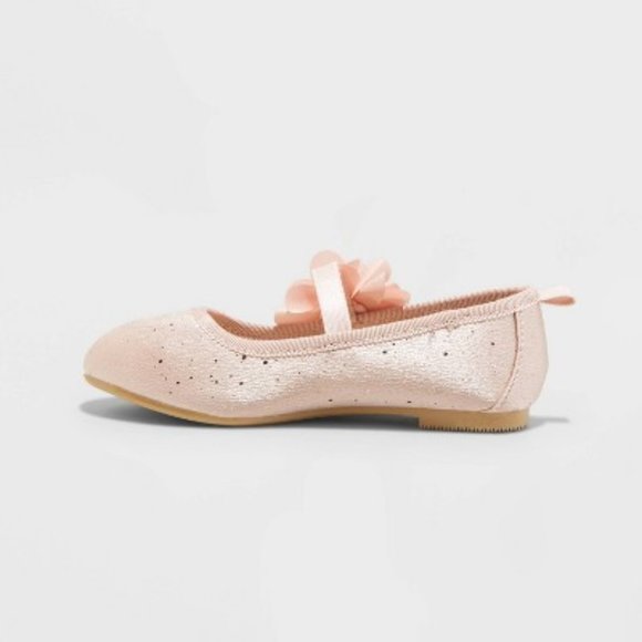 Gianna Slip-On Ballet Flats Pink - Cat & Jack - Picture 2 of 2